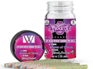 Lift Tickets Grapes of Wrath x Black Orchid - Infused Pre-Roll 5-Pack