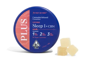 PLUS | Lychee Sleep 1:2:3 Gummies