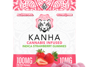 KANHA | Strawberry – Indica Gummies – 100mg