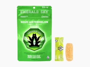 EMERALD SKY | Sour Watermelon Gummies – 100mg