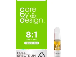 8:1 Vape Cartridge, 1 gram Care By Design Vape Cartridge