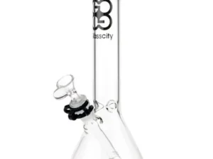 Glasscity Beaker Ice Bong | 10 inch | Greyish