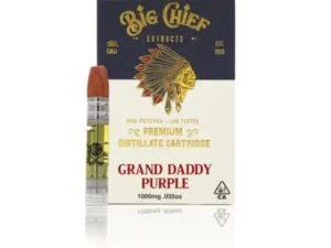 Big Chief THC Vape Cartridge 1G – GrandDaddyPurple