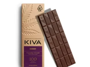 KIVA Blackberry Dark Chocolate Bar (H)