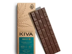 KIVA Midnight Mint Dark Chocolate Bar (I)