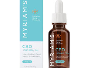 Myriam’s Hope Hemp, CBD Oil Daily 50, Full Spectrum, Olive, 1fl oz, 1500mg CBD