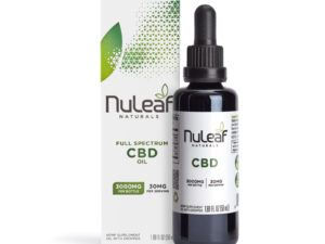 NuLeaf Naturals, Hemp CBD Oil, Full Spectrum, 1.69fl oz, 3000mg CBD