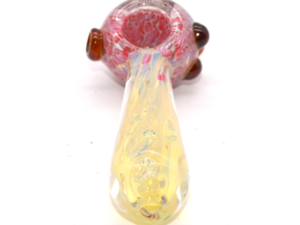 HAND PIPE | 3″ – Fumed Frit Cap