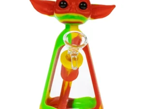 THE CHILD SILICONE AND GLASS BEAKER BONG